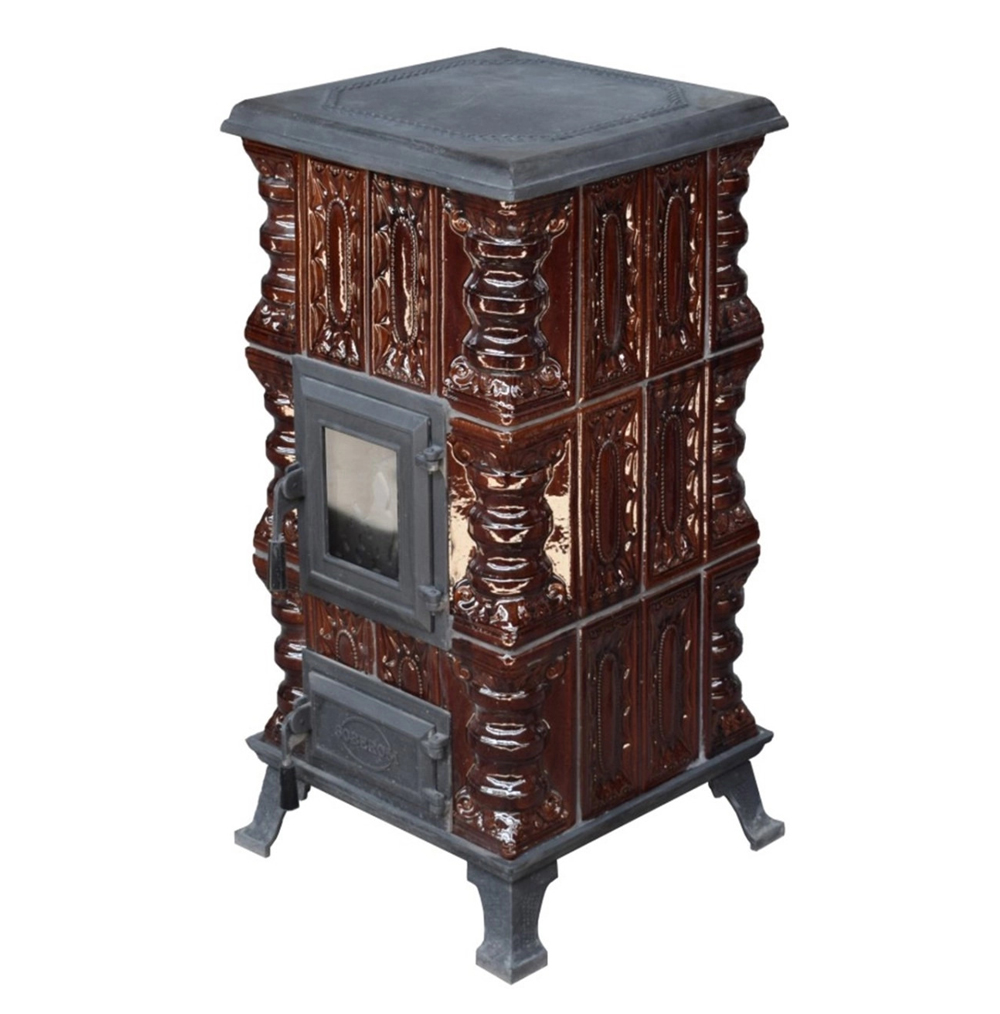 kamna model 12 hnedá